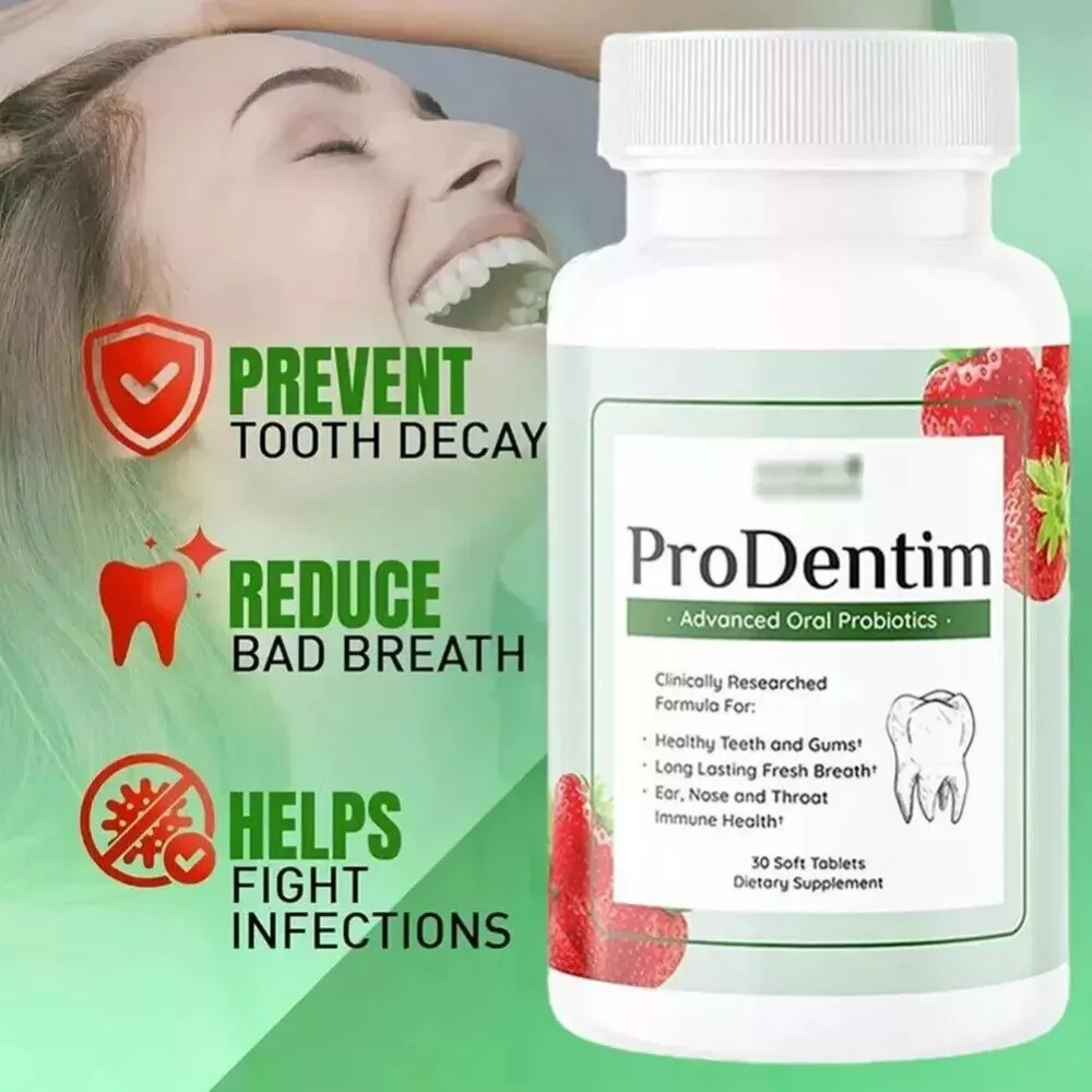 ProDentim supplement bottle and package